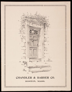 Chandler & Barber, door hardware, 122-126 Summer Street, Boston, Mass.