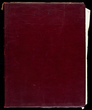 Thomas Lincoln Casey Diary, June-December 1888, 001, front cover
