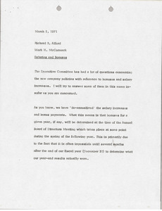 Memorandum from Mark H. McCormack to Richard R. Alford