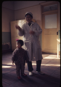 Cotton Mill No. 2: child and adult in day care center