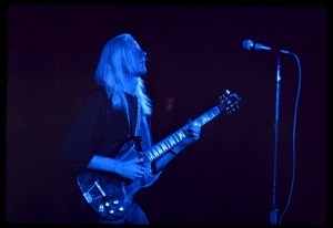 Johnny Winter performing at Woodstock