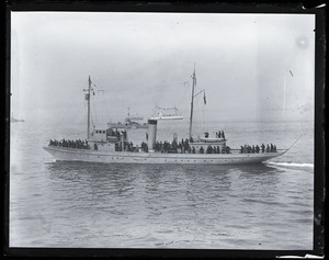 Woodrow Wilson's return from the Paris Peace Conference: unidentified cutter at Wilson's arrival in Boston