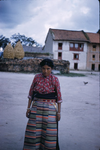 Tibetan woman on street