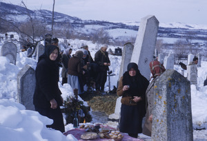 Winter ceremony scene, Šumadija