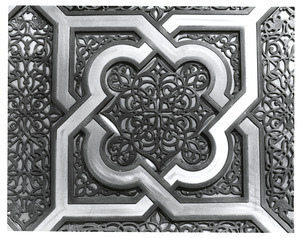 Metalwork on Hassan II Mosque