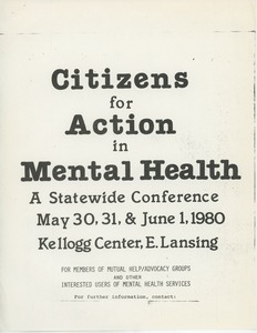 Citizens for action in mental health