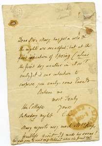 Charles Lamb letter to Thomas Allsop