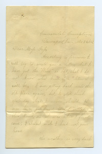 Letter from Helen Pepper to Louisa Gass