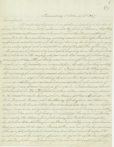 Letter from James C. Fuller to Erasmus Darwin Hudson