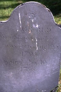 First Parish Cemetery (Freeport, Me.) gravestone: Waite, Alfred (d. 1793)