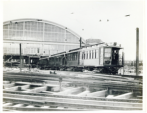 014 and Train at Sullivan Square Terminal