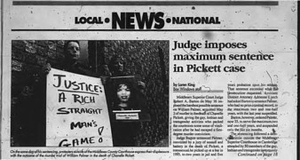 Judge Imposes Maximum Sentence in Pickett Case