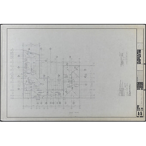 United South End Settlements Central Facility, Boston, Massachusetts, roof plan & details