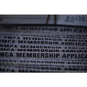 YMCA membership application files