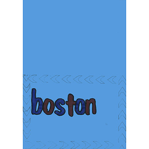 Card to Boston from a student at West Calder High School (Scotland)