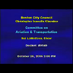 Committee on Aviation and Transportation meeting recording