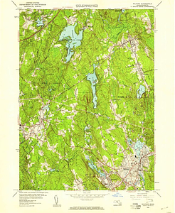 Milford quadrangle, Massachusetts / Mapped, edited, and published by the Geological Survey
