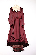 Wine Red Silk Outfit