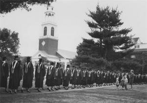 Processional march graduation 1964.