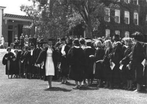 Group Photo at Class Day 1964.