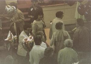 Guests in the Cole Memorial Chapel.