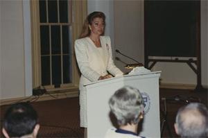Queen Noor of Jordan Speaks at the Commencement Dinner, I.