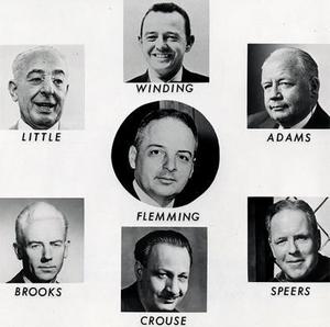 Little, Winding, Adams, Flemming, Speers, Crouse and Brooks portraits.