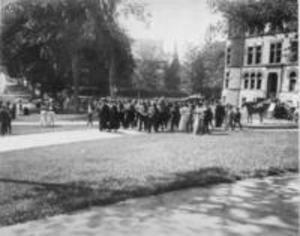 Hopkins Hall Commencement, 1897