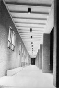 Sawyer Library walkway