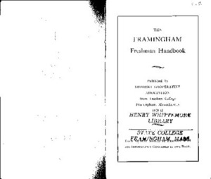 Freshman Student Handbook 1940-41