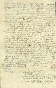 Deed of Hadley Third Precinct, December 12, 1730