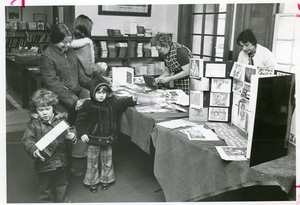 Unicef stand at the Jones Library