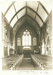 Interior of Grace Episcopal Church in Amherst