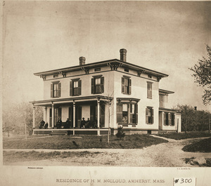 House of Henry M. McCloud on Lincoln Avenue in Amherst