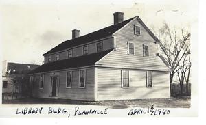 Plainville Library in 1940