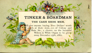 Tinker & Boardman, the cash shoe men