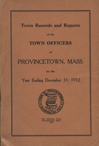 Annual Town Report - 1932