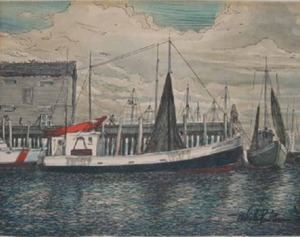 "Untitled (Jack and David fishing boat)" Malcolm Paul Newman