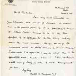 Letter from Myrtelle M. Canavan, M.D. to Ralph Pemberton, M.D.