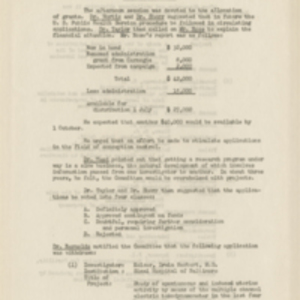 Meeting Minutes of the Committee on Human Reproduction of the National Research Council