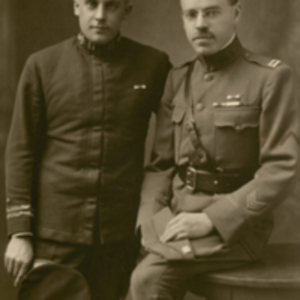 Photograph of J. Warren White and Paul Dudley White.