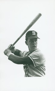 Suffolk University men's baseball player Shanahan, 1971