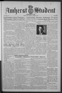 Amherst Student Review, 1962 October 22