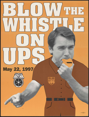 Blow the whistle on UPS