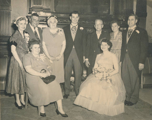 Furdon family in 1953 at my parents' wedding