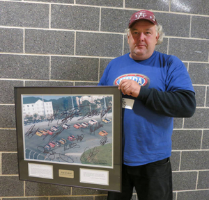 Mike Shay at the Wilmington Mass. Memories Road Show