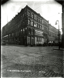 East side of Washington, north corner of Franklin Street