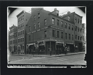 Buildings corner of Chambers and Cambridge Streets