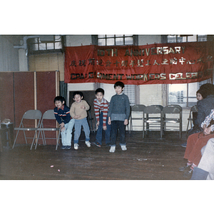 Children playing at Chinese Progressive Association anniversary event