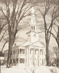 Exterior view of Congregational Church, Litchfield, Connecticut, undated